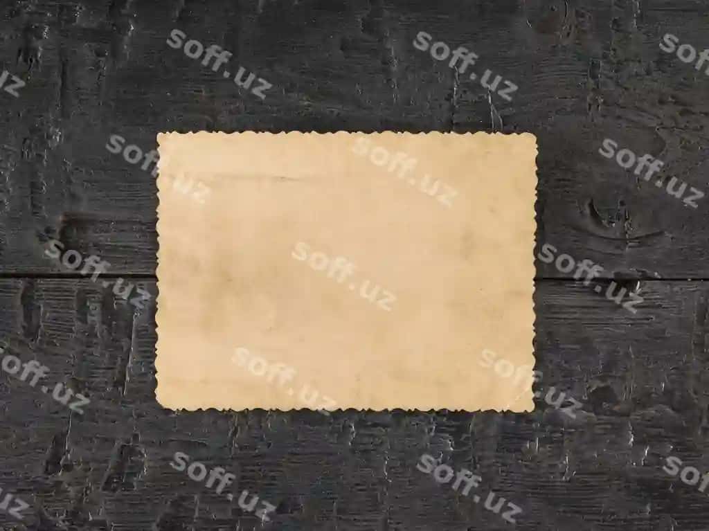 Eski qog'oz varaq qora yog'ochli stol retro yozish uchun qog'oz flat lay yuqori tomondan ko'rinish | Sheet old paper black wooden table retro writing paper flat lay view from top
