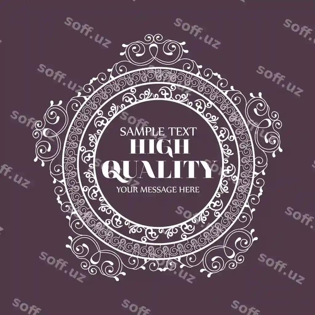 Chiroyli sifatli ramka dizayni | Elegant quality frame design