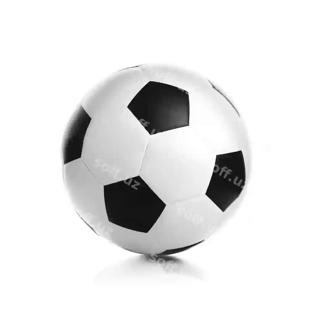 Futbol to'p oq orqa fon | Soccer ball white background
