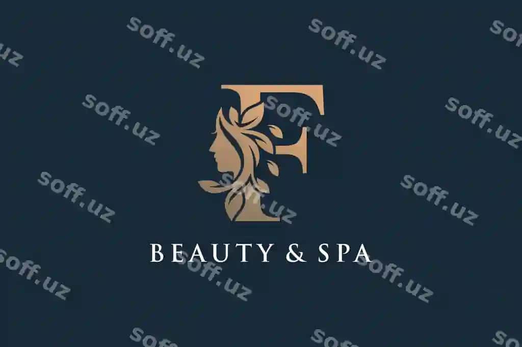 Go'zallik va ijodiy konsepsiya uslubidagi premium vektorli xat logotipi | Letter logo with beauty creative concept style premium vector