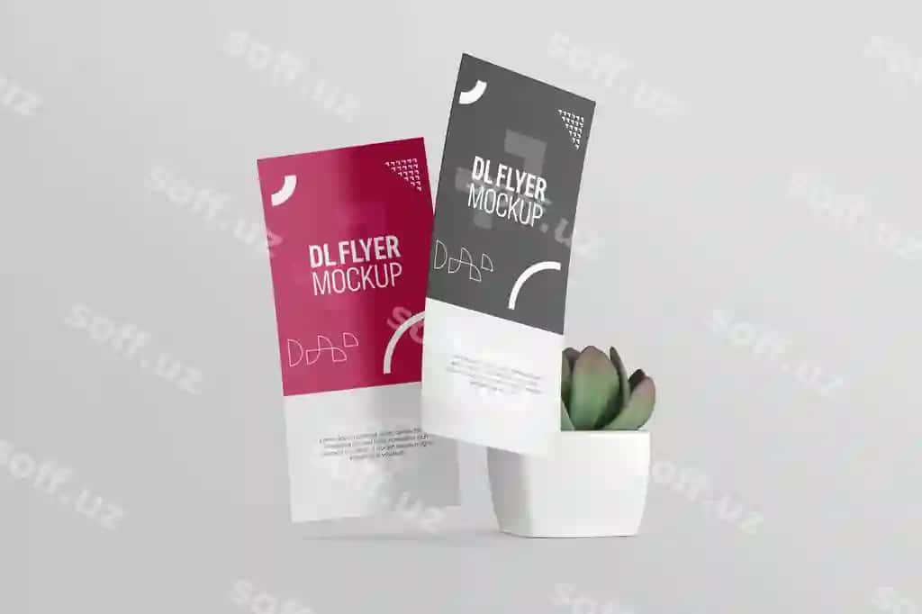 Dl flyer namunasi | Dl flyer mockup