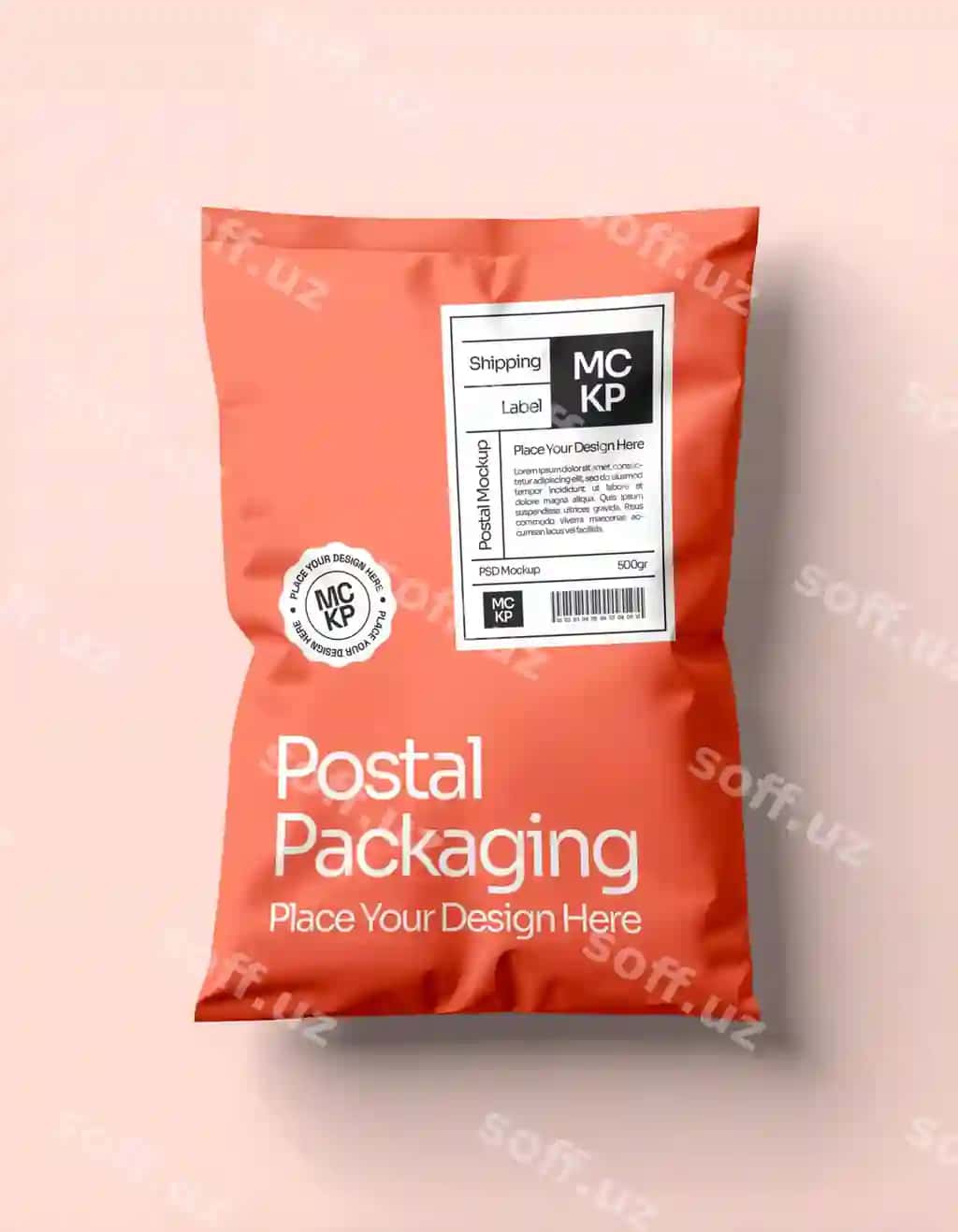 Sumka pochta paketi namunasi | Bag package postal mockup