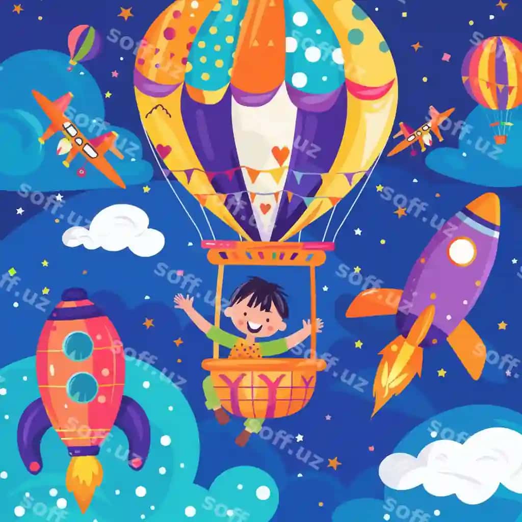 Tekkan dunyo bolalar kuni orqa fon | Flat world childrens day background