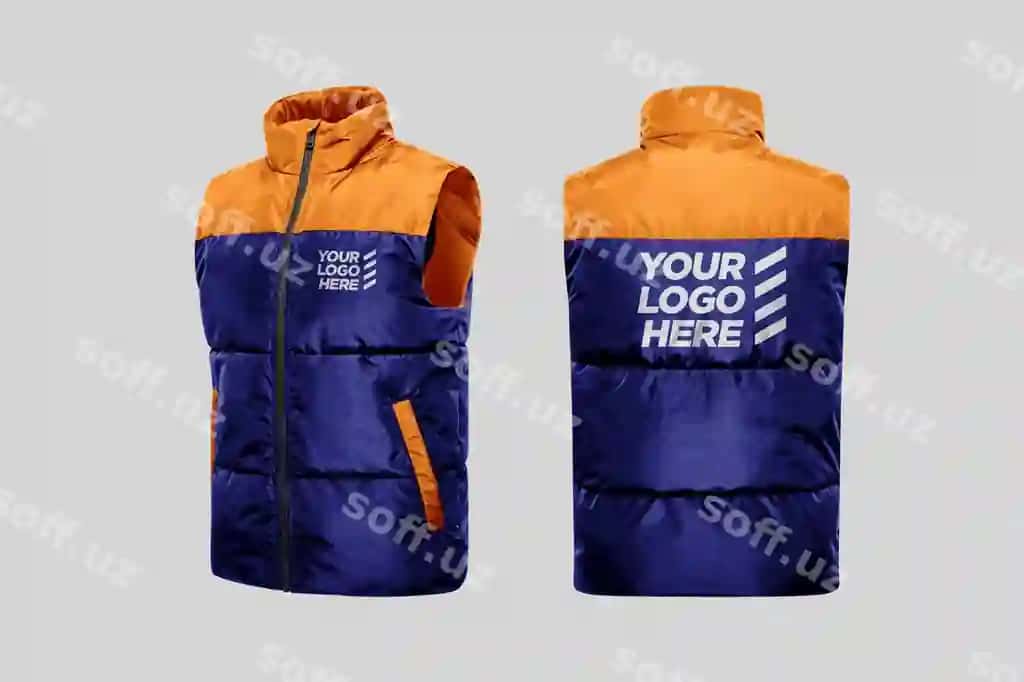 Xavfsizlik kurtka namunasi | Work vest mockup