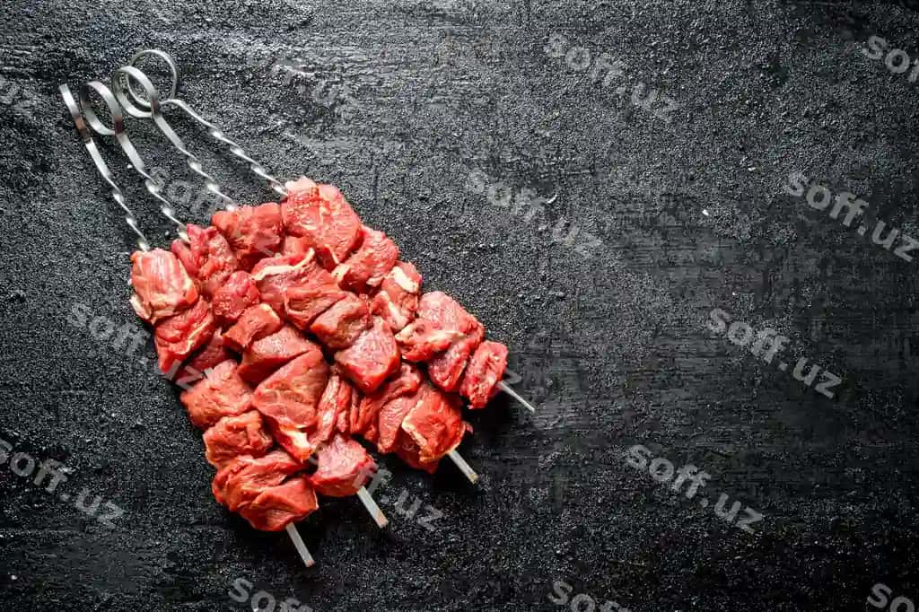 Hovo shashlik | Skewers raw shish kebab
