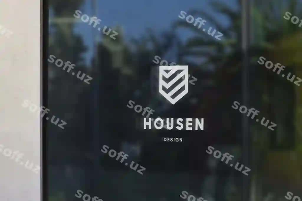 Oyna belgisı logotipi prototipi | Window sign logo mockup