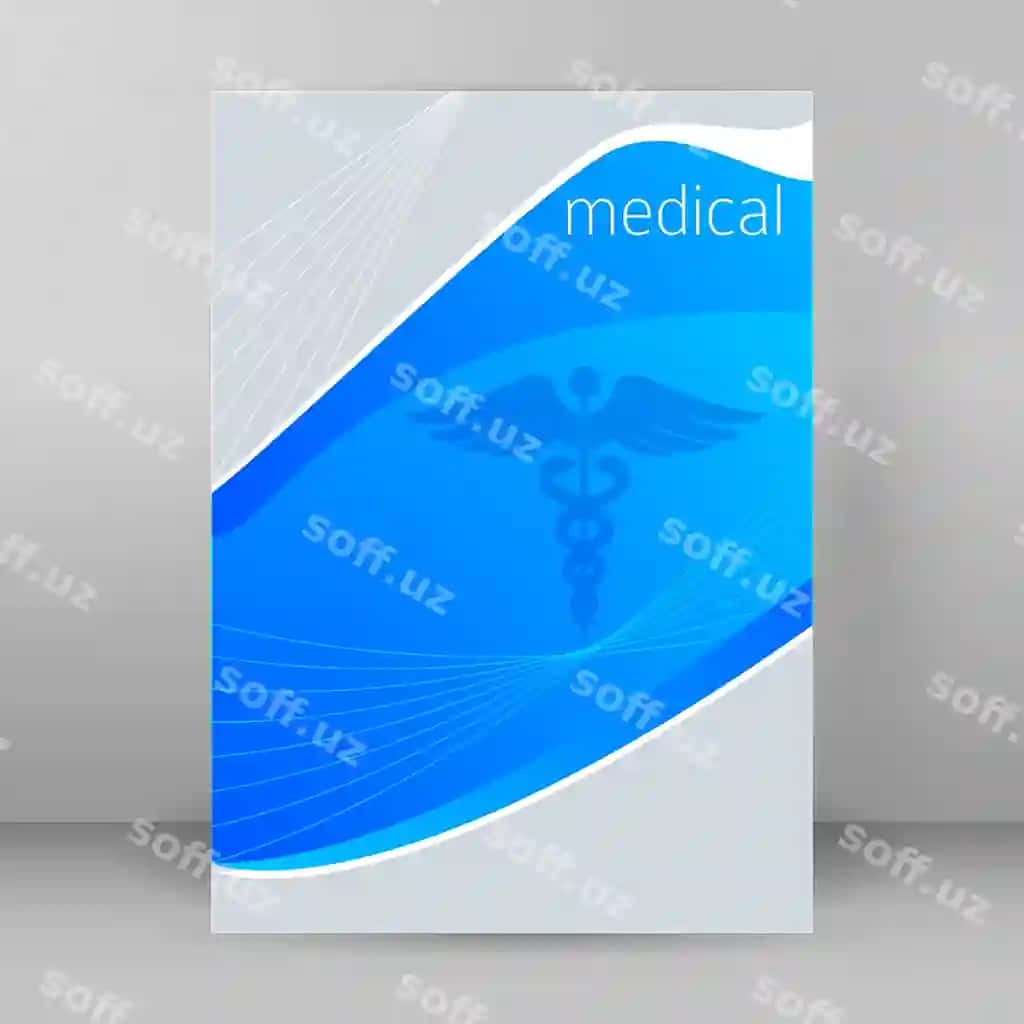 Dori jild sahifa varaqcha reklama hisobot05 | Medicine cover page leaflet advertising report05