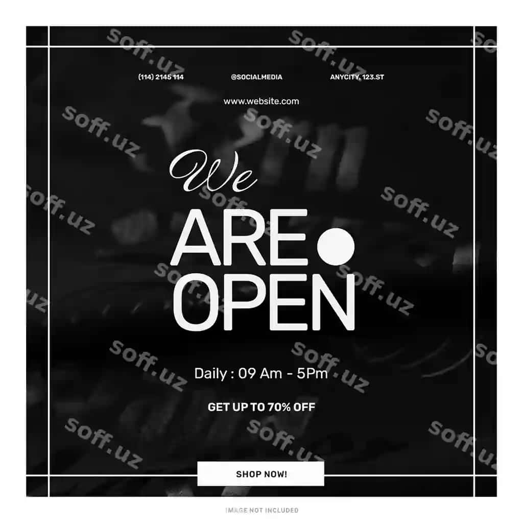 Qora tema yangi moda uslubi sotuv Instagram post shabloni PSD dizayni | Black theme new fashion style sale instagram post template psd design