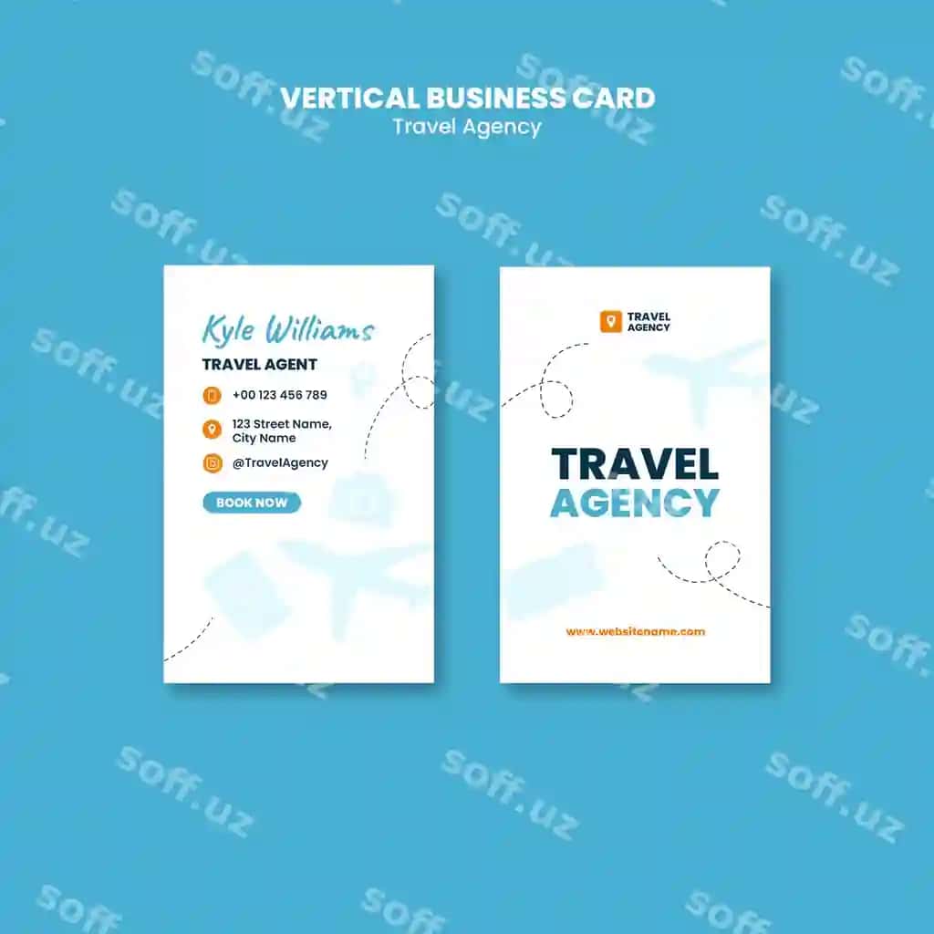 Sayohat agentligi shablon dizayni | Travel agency template design