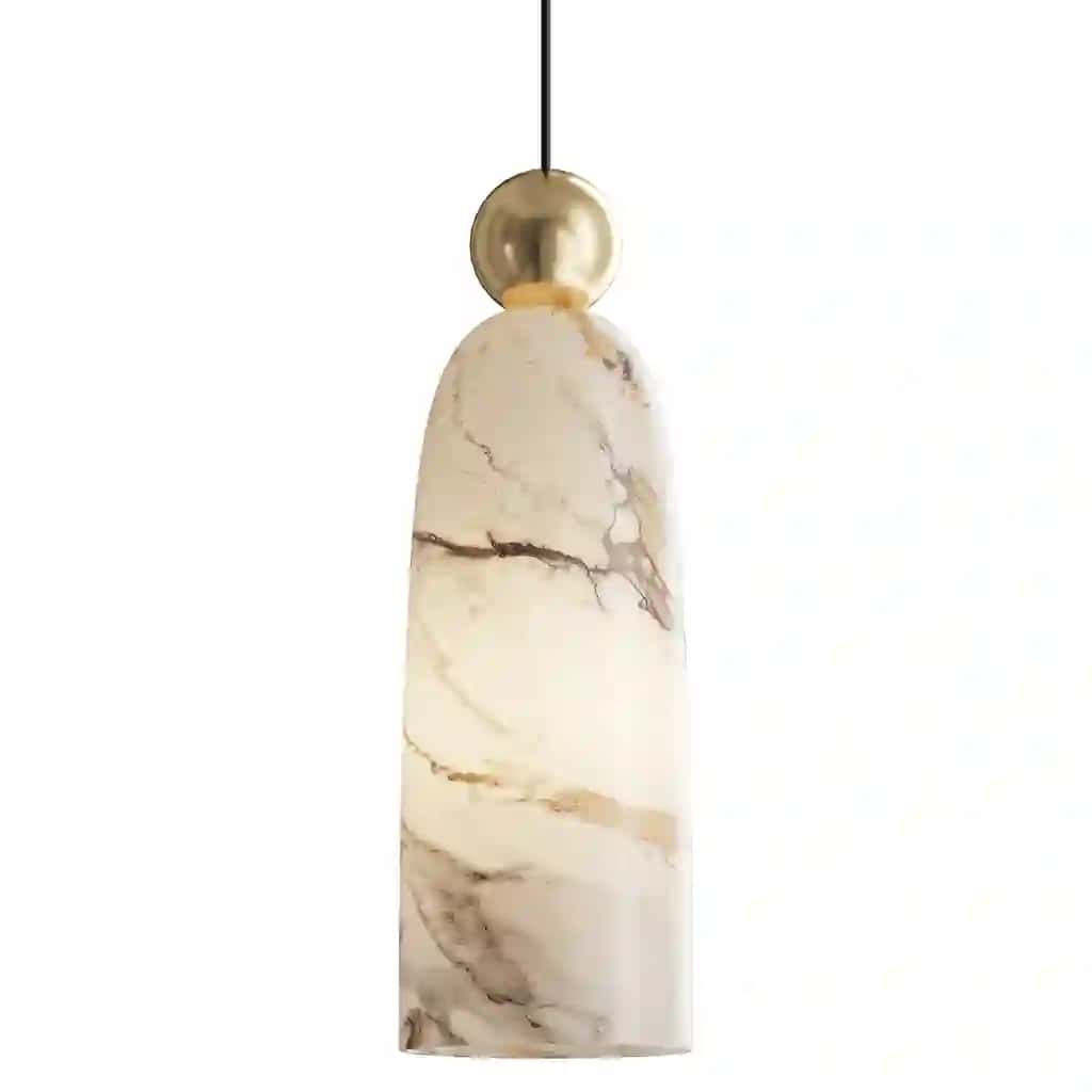 Figure Alabaster Pendant Lamp