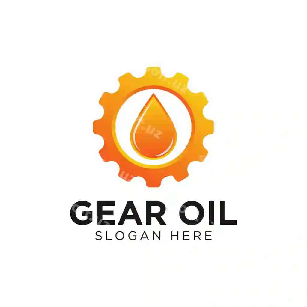 Matora yogʻi gradient logotip dizayni shabloni | Gear oil gradient logo design template
