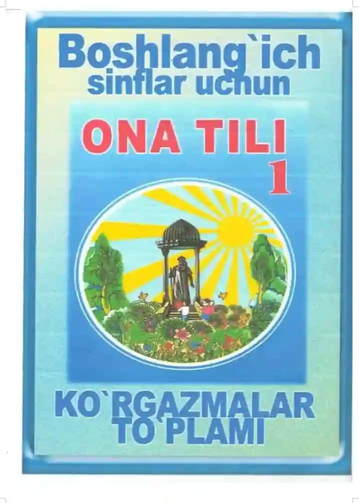 1 sinflarga ona tili fanidan  ko'rgazmalar