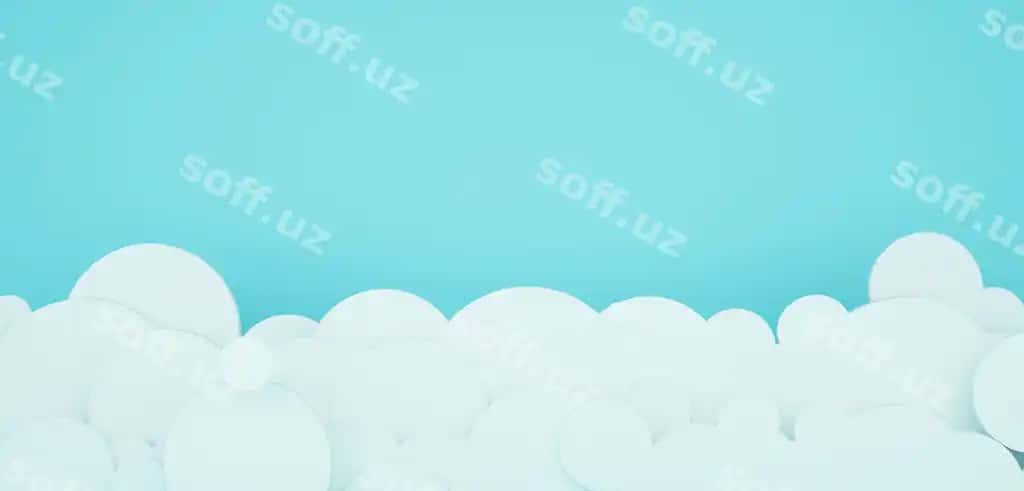 Bulut orqa foni, bulutli osmon 3D illustratsiyasi | Cloud background cloudy sky 3d illustration