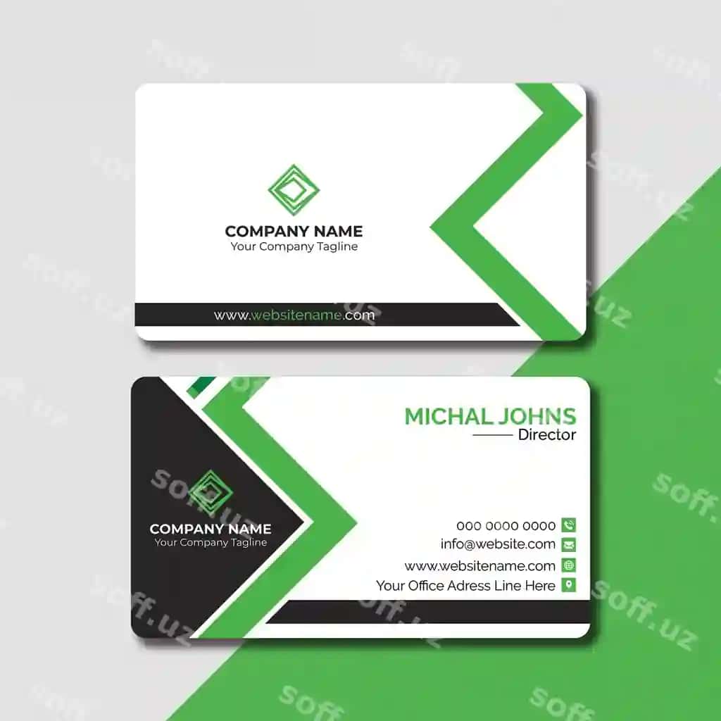 Ijodkor zamonaviy biznes karta dizayni | Creative modern business card design