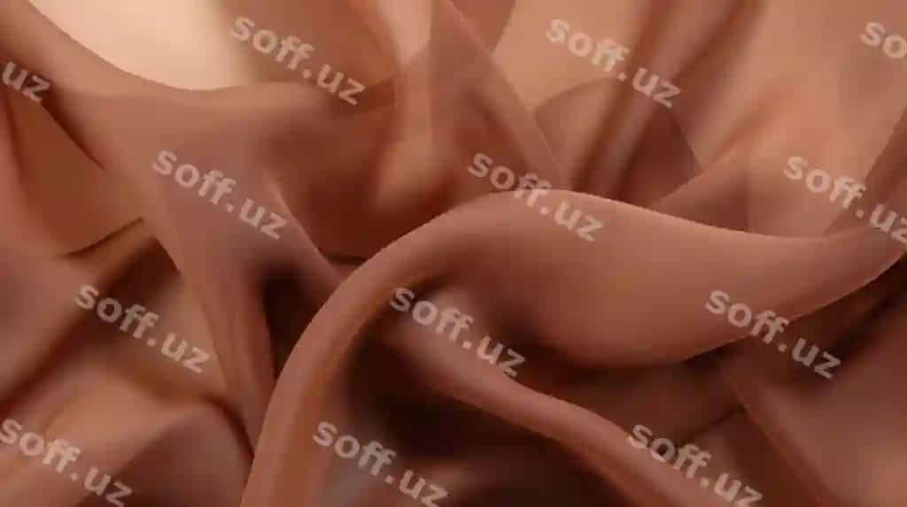 Jigarrang apelsin jiti orqa fonda suyuq figuratizm bilan | Brown orange silk background with fluid figuratism