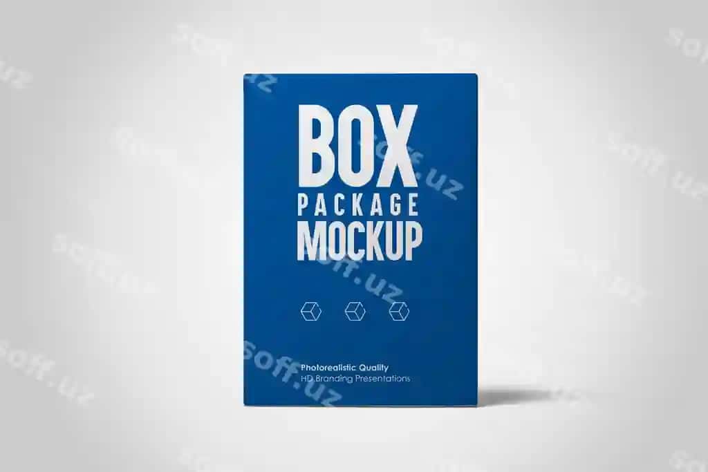 To'g'ri burchakli quti mahsulot packovka quti mockup to'g'ri burchakli quti mockup | Rectangle box product packaging box mockup rectangle box mockup