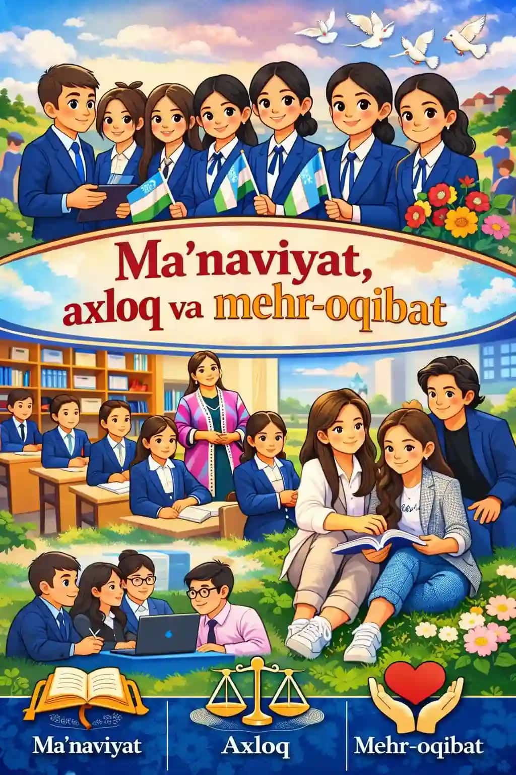 Ma'naviyat axloq va mehr oqibat