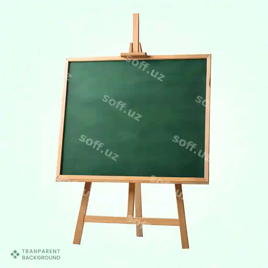 Doska yong'oq stoyoq ta'lim prezentatsiya | Chalkboard wooden easel education presentation