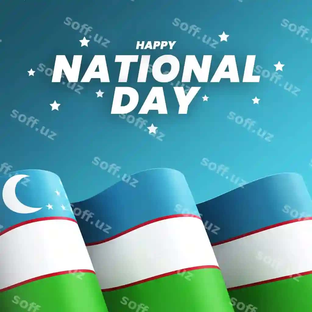 O'zbekiston bayroq dizayni milliy mustaqillik kuni banneri tahrirlanga olindi | Uzbekistan flag design national independence day banner editable