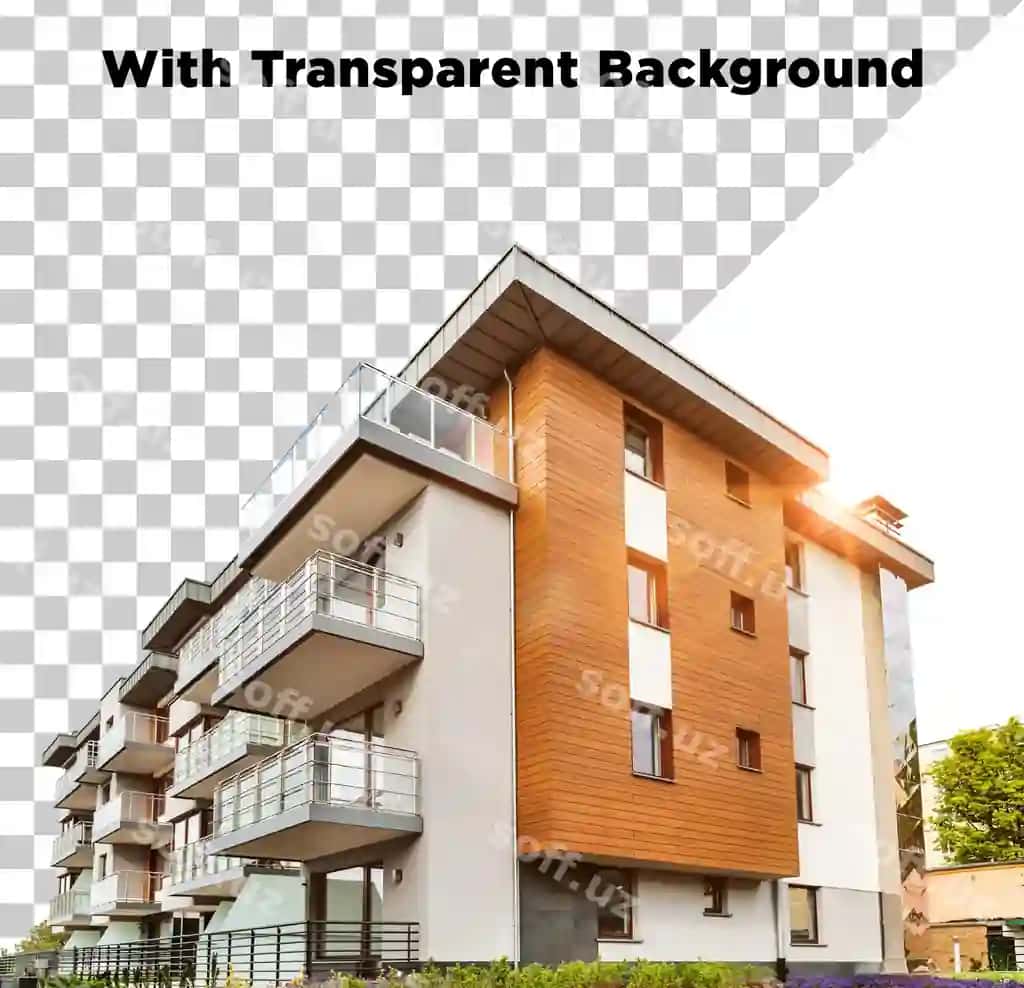 Zamonaviy me'moriylar uslubi uy villa Kunduvchi png psd ajraltirilgan | Modern architecture style house villa daylight png psd isolated