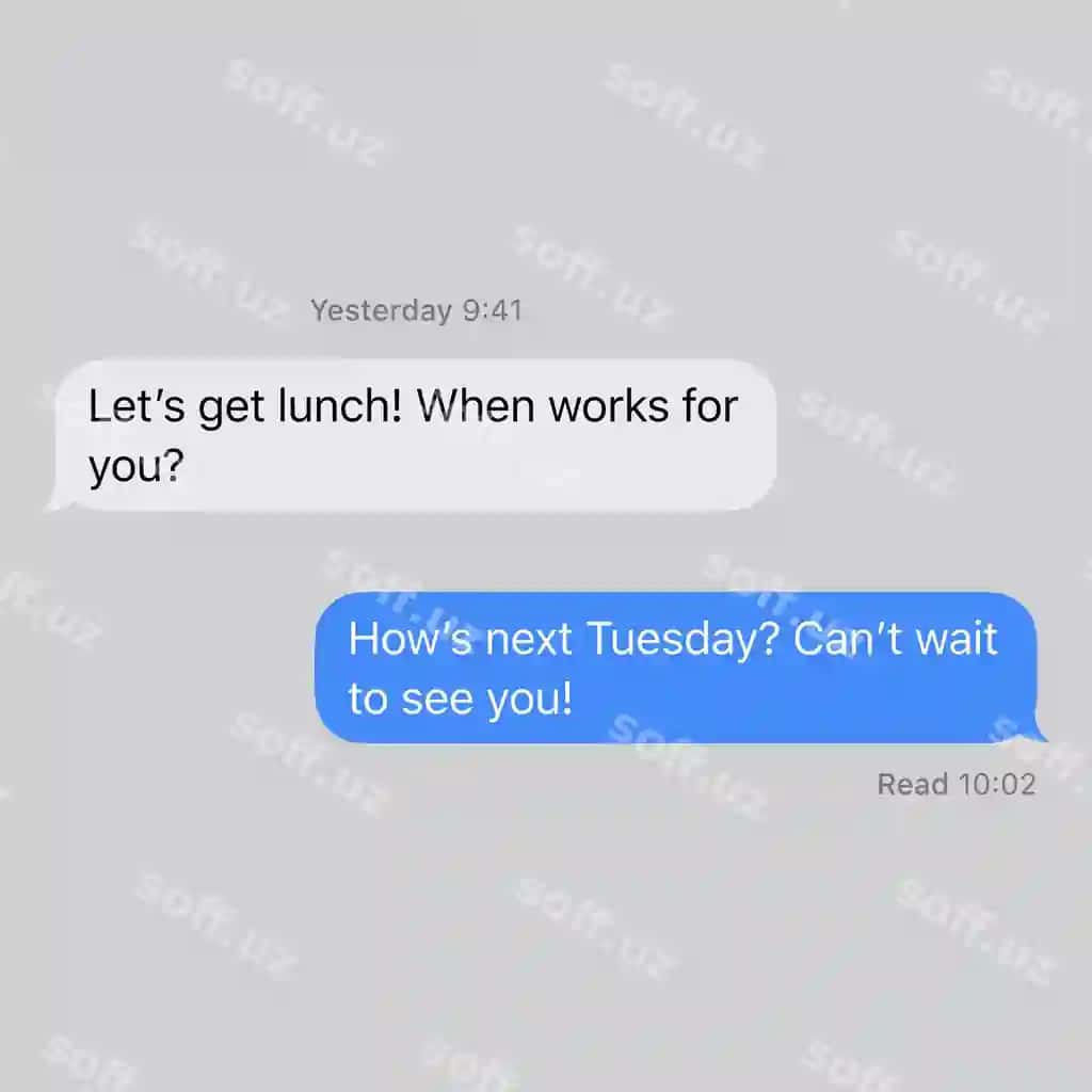 Messenger chat dizayni so'z qutilari bilan | Messenger chat layout with speech bubbles