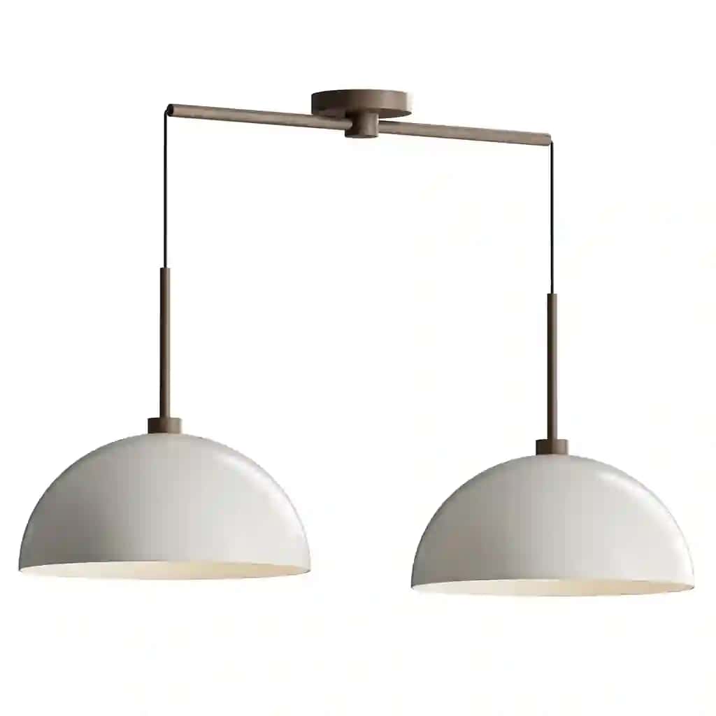 Handmade 2 piece pendant light
