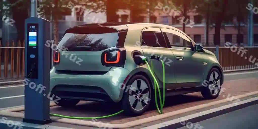 Elektrlik avtomobil EV batareya zaryadkash stantsiyasi | Electric car ev charging battery charger station