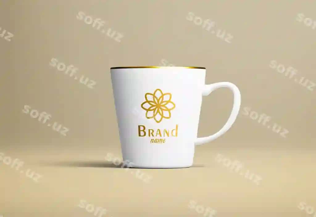 Zamonaviy kofe mug mockup | Modern coffee mug mockup
