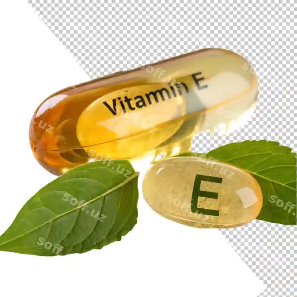 E vitami antioksidant ikonka illustratsiyasi | Vitamin e icon antioxidant illustration