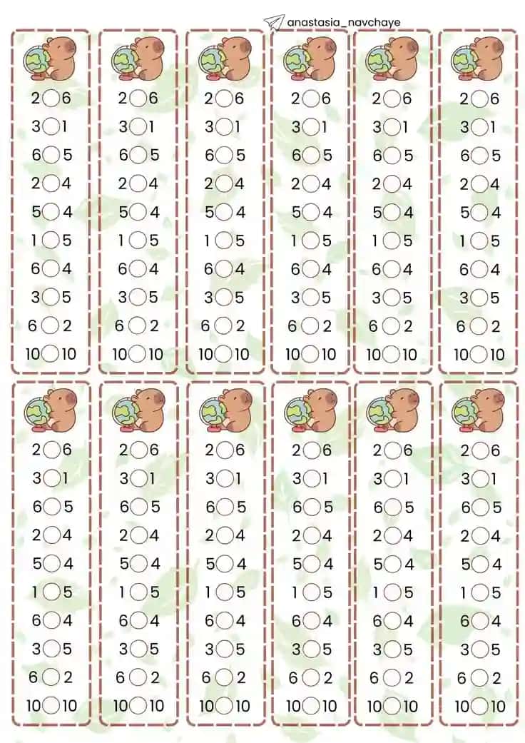 Boshlang‘ich sinf uchun Matematikadan Topshiriq
