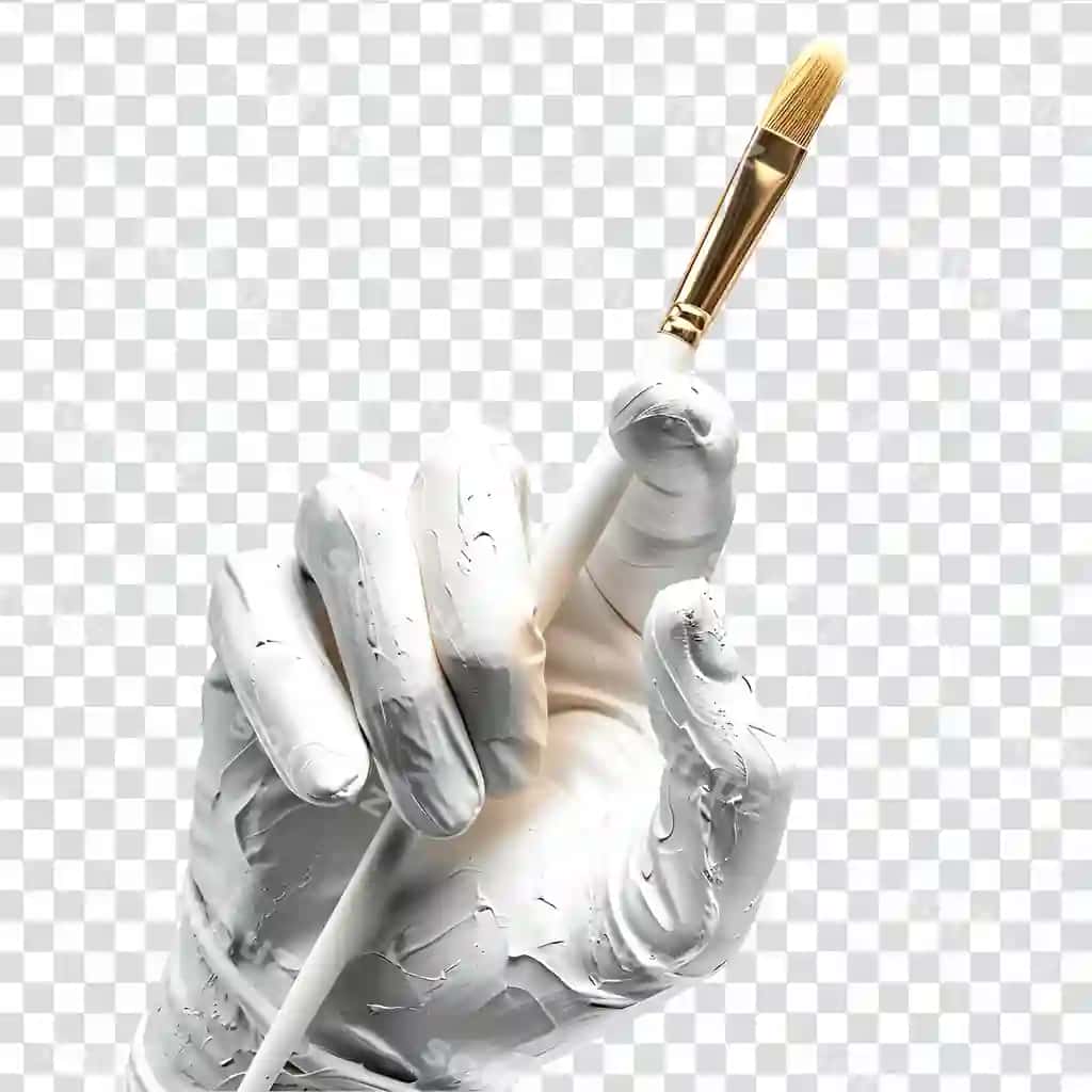 Ruchka bor qo'llab kiygan shaxs. | Person wearing glove that has pen it