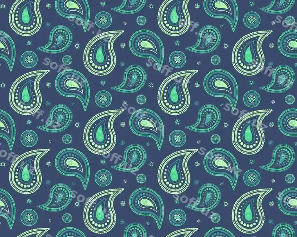 Nurli qoplashi paisley bolta mavsumiy simmetriya surreal Hindiston | Ethereal wallpaper paisley canvas seasonal symmetry surreal india