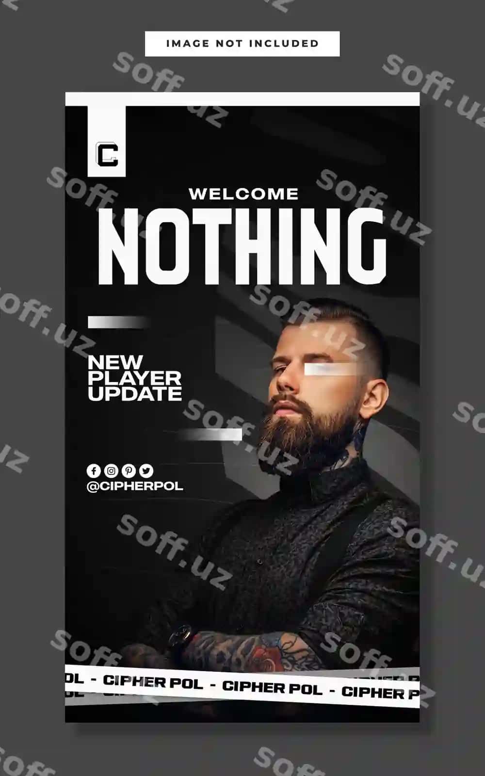 Esports yangi o'yinchi reklamasi uchun ijtimoiy tarmoqlar Instagram hikoya shabloni | Esports new player promotion social media instagram story template