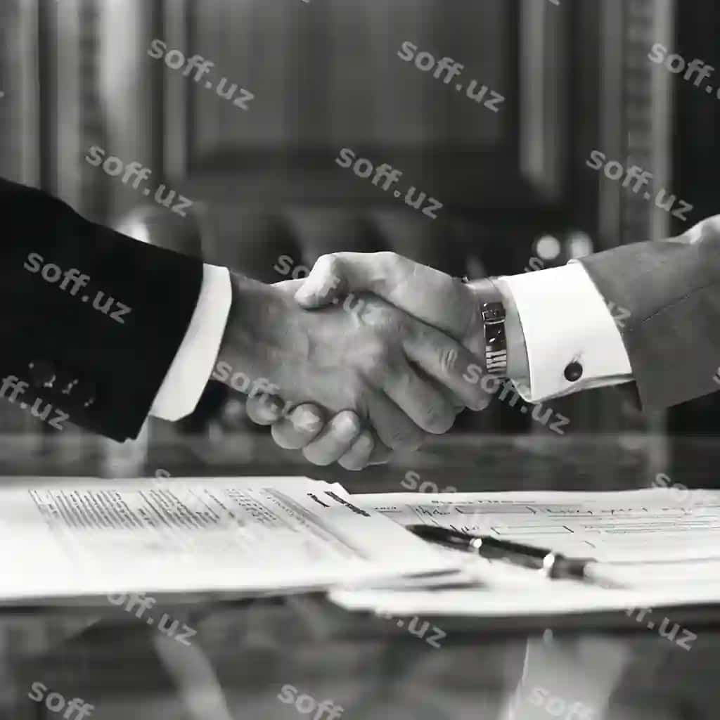 Bizznes hamkorlar ularning muvaffaqiyatlarini qo'llarini uzatishmoqda. | Business partners are shaking hand their success