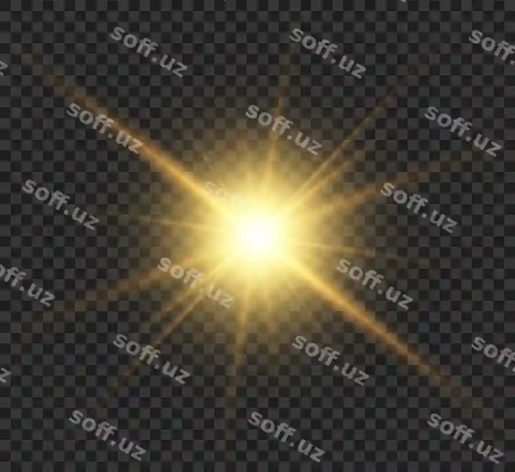 Yorqin yulduz nuri effekti | Bright star light effect