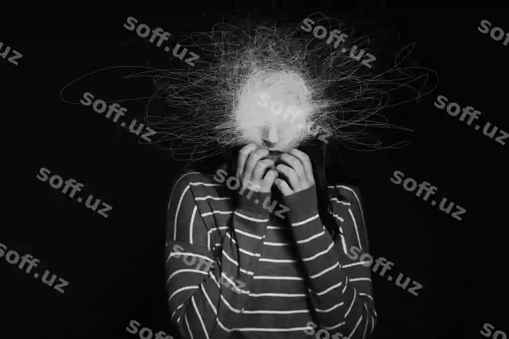 Depressiyadan chiroyli shaxs portreti | Portrait person suffering from depression