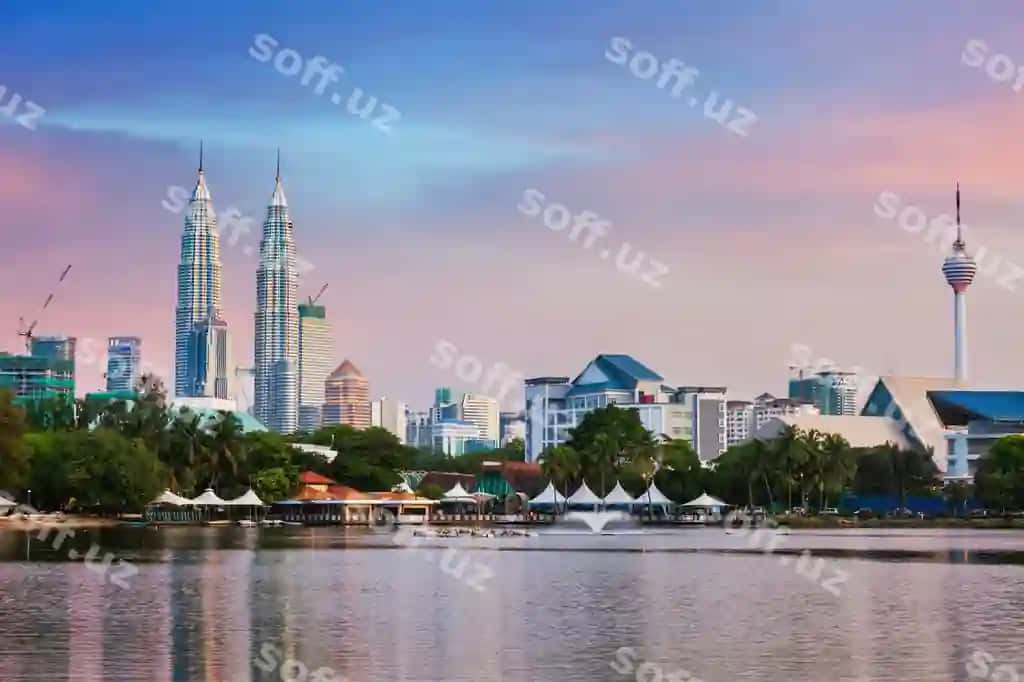 Kuala lumpur shahar silueti | Kuala lumpur skyline