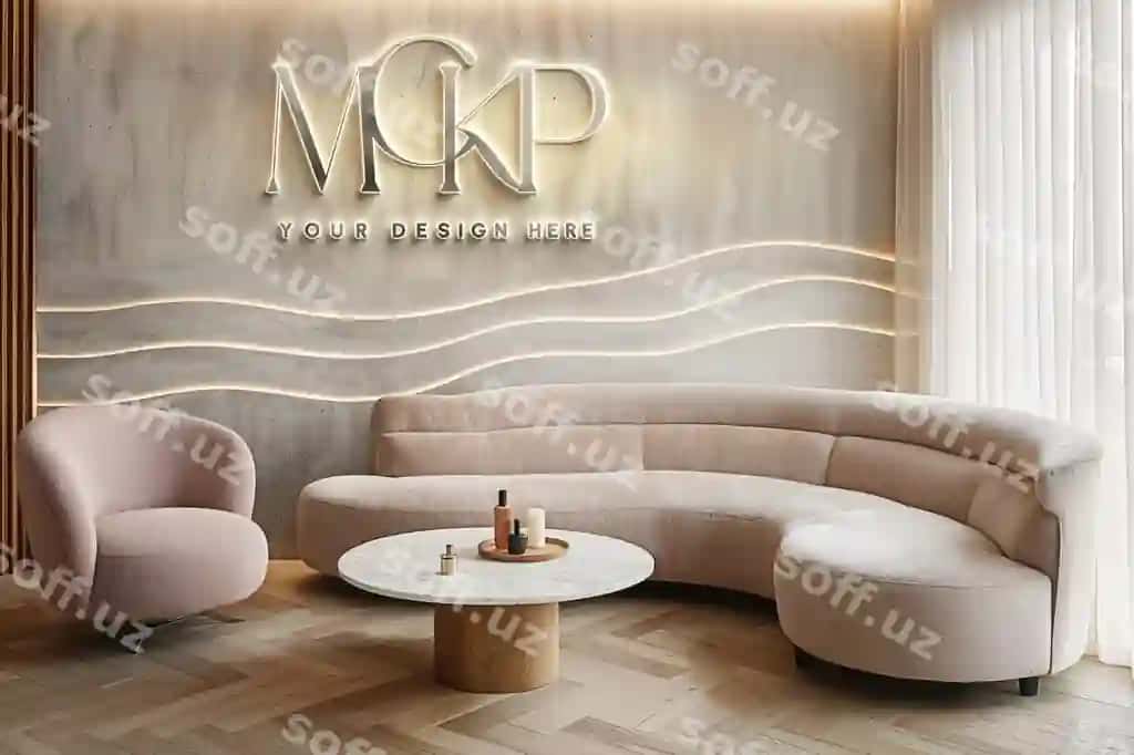 Go'zallik klinikasi xona mockup | Beauty clinic room mockup