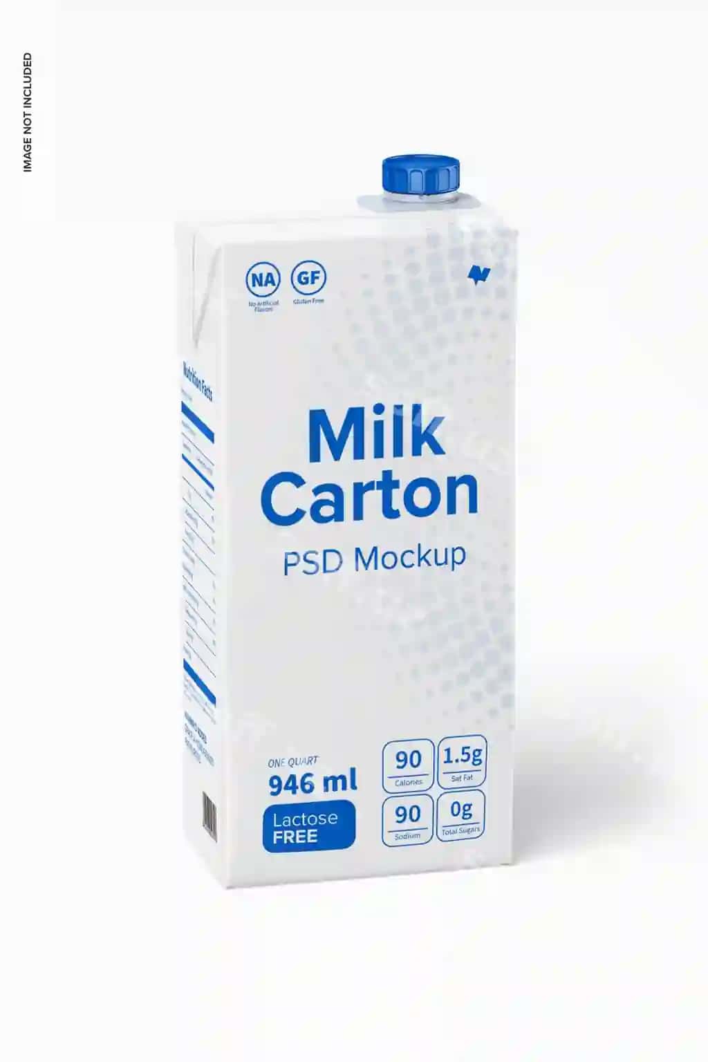 Sut karton namuna | Milk carton mockup