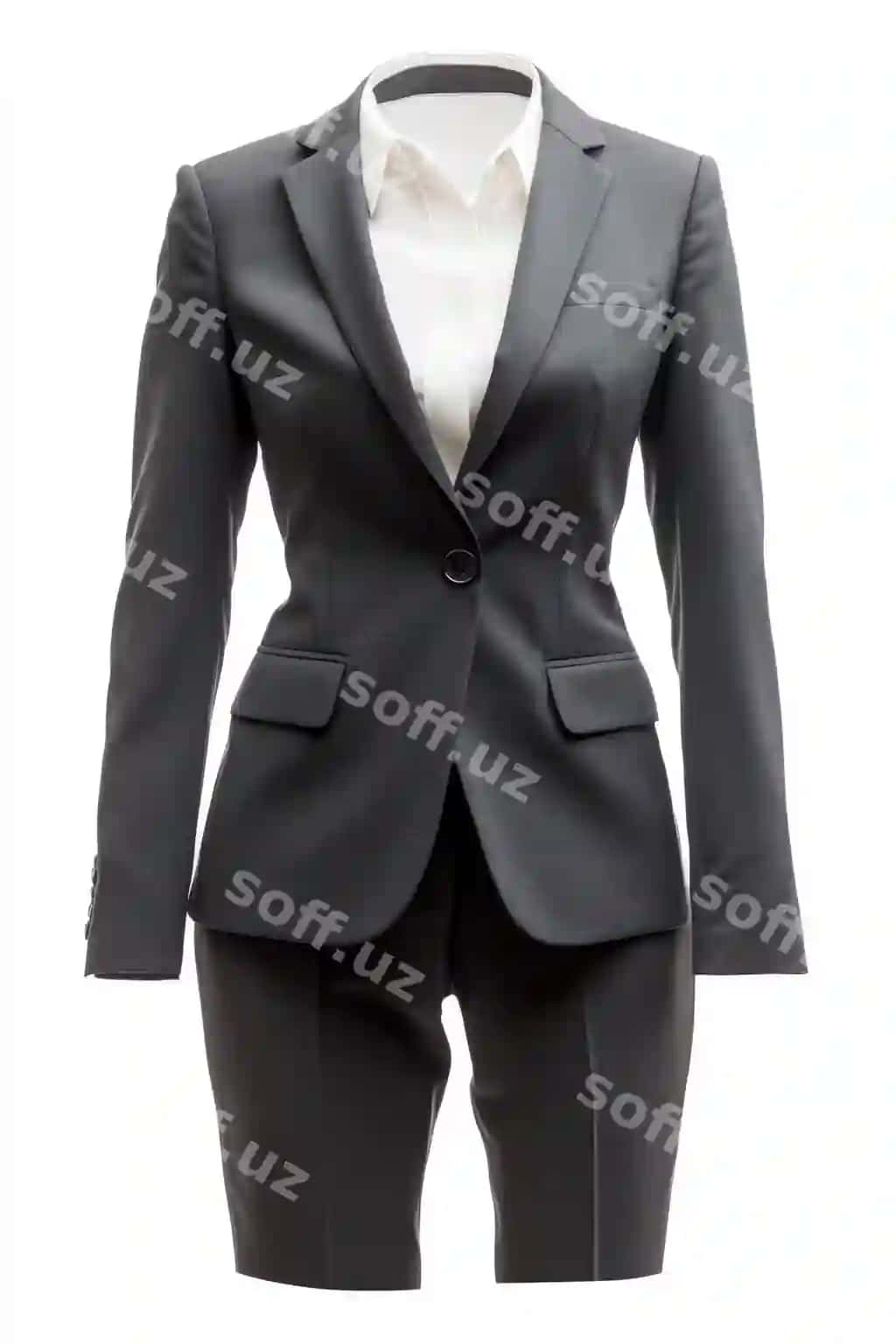 Classic dark gray womens suit | Classic dark gray womens suit