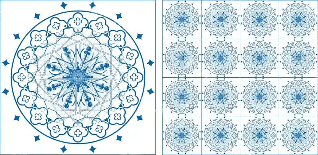 Geometrik naqsh chiziq sehrli massiv abstrakt grafik dizayn bosma | Geometric pattern line magic array abstract graphic design print