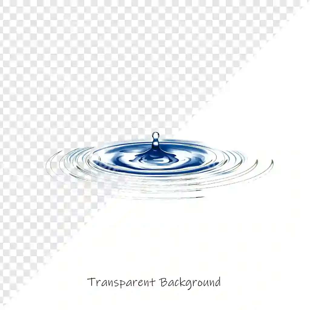 Suv gilazi chalg'ilar shaffof yuza | Water drop ripple transparent surface