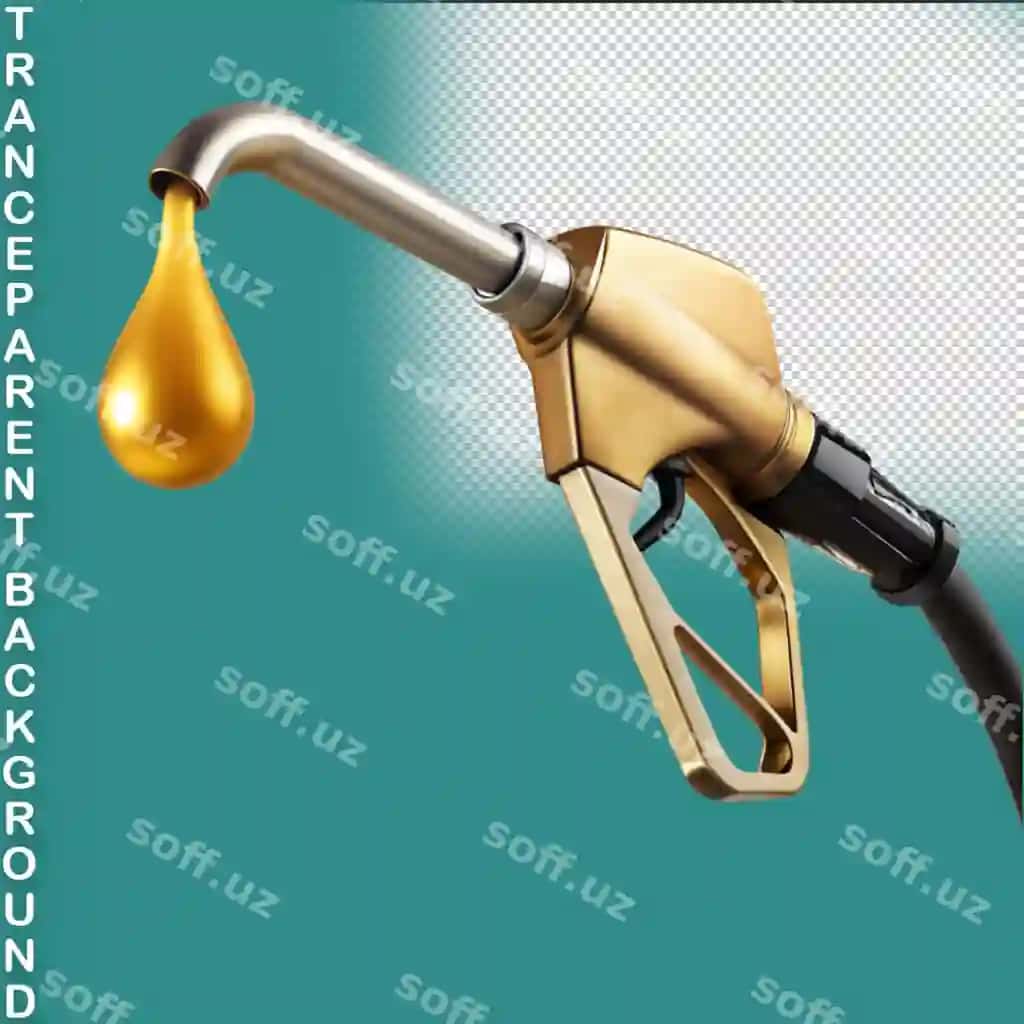 Benzin yoqilma pompa, yoqilma quyish nozili, yoqilma quyish quvuri, shaffof fonda | Fueling nozzle gasoline fuel pump refueling gun transparent background