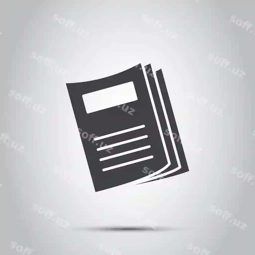Broshyur flyer ikonka tekis uslub kitobcha vektor illustratsiyasi ajraltirilgan | Brochure flyer icon flat style booklet vector illustration isolated