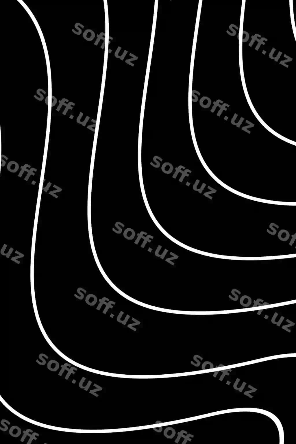 Vektor fon to'lqinli chiziqlar qora-oq dizayn | Vector background wavy lines black white design