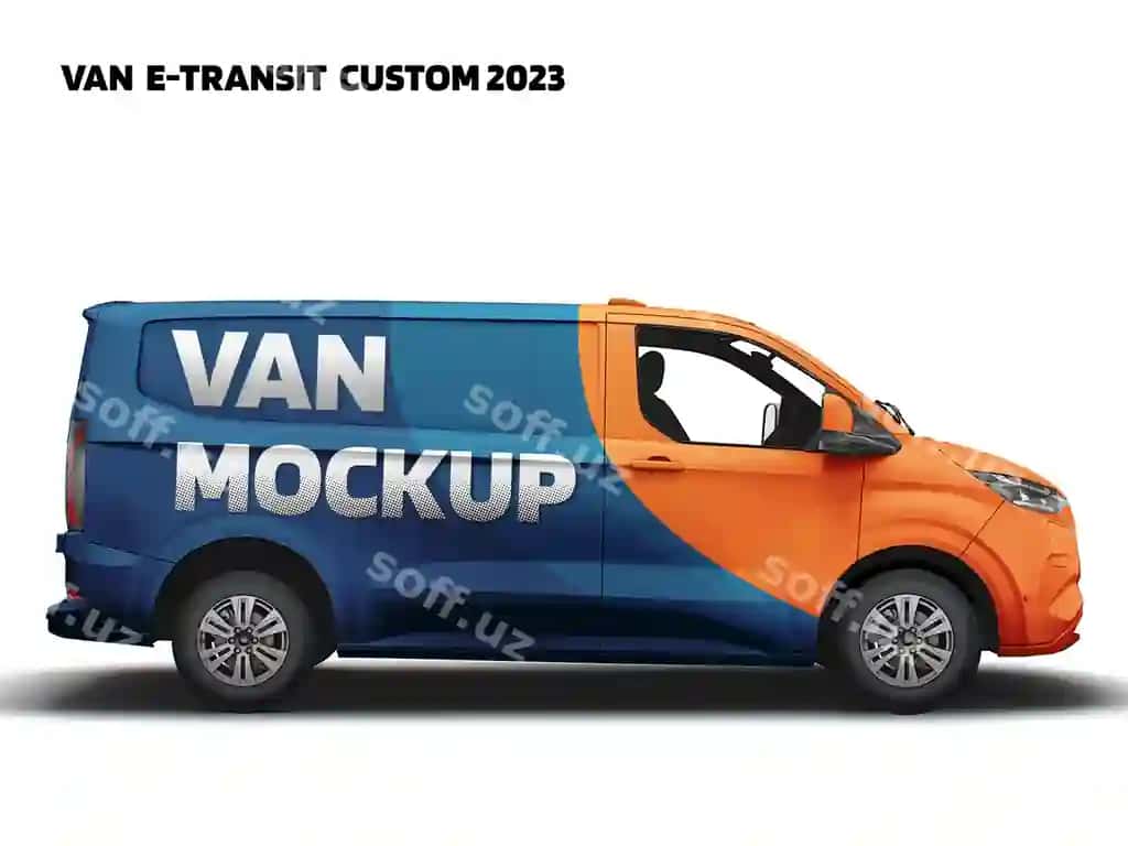Namuna furgon etransit maxsus 2023 | Mock up van etransit custom 2023