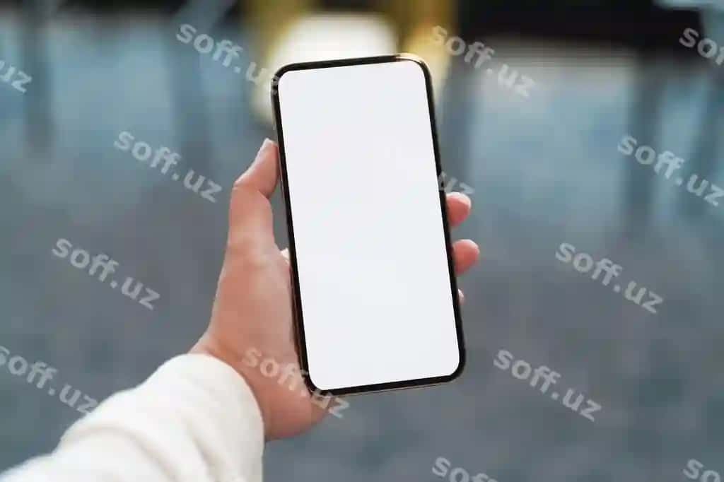 Ayollar qo'llari telefonni tutgan, bo'sh nusxa joyi ekranli smartfon, oq rangdagi bo'sh ekran, ajralgan smartfon, texnologiya tushunchasi | Women s hands holding cell telephone blank copy space screen smartphone with blank white screen isolated smart phone with technology concept