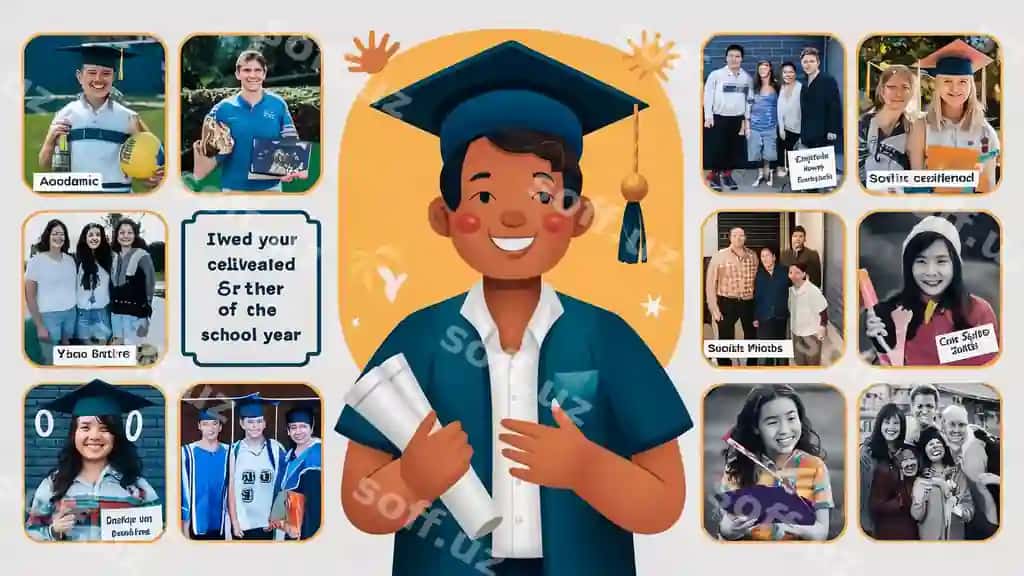 Kollej rasmlari bitiruvchi diplomasi | Collage images graduate diploma