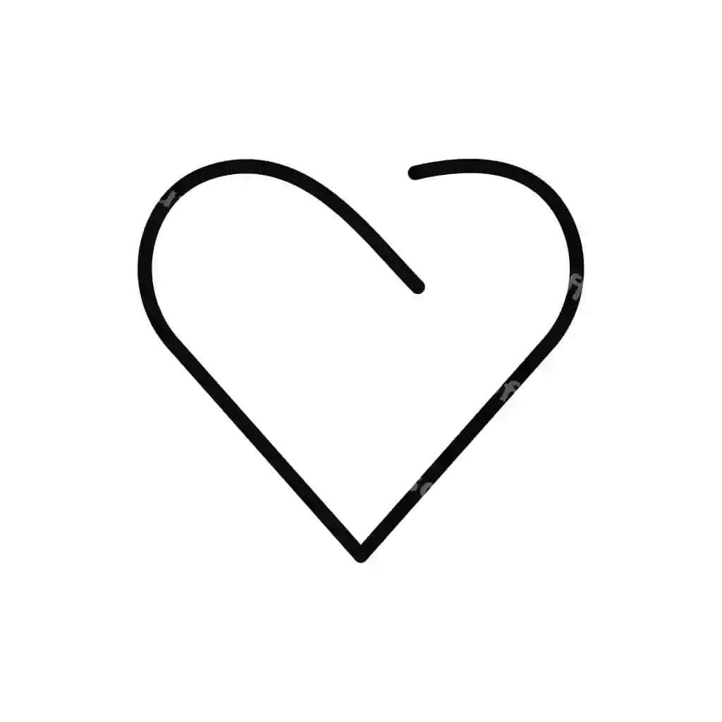 Yurak tanlangan sifatida ikonka vektor illustratsiya sevgi valyentinkun | Heart selected like icon vector illustration love valentines day