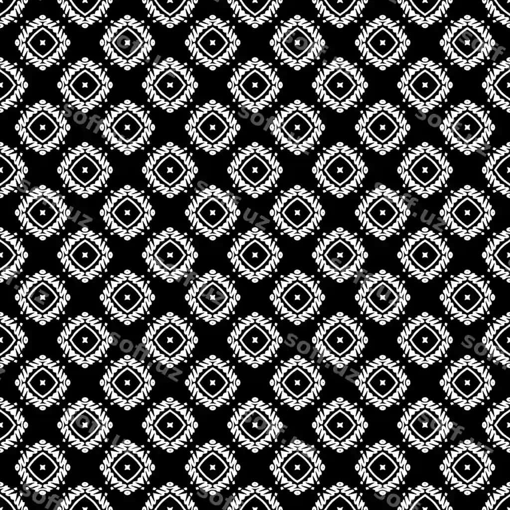 Qora oq uzilsiz abstrakt naqsh orqa fon kulrang shkalali | Black white seamless abstract pattern background backdrop grayscale